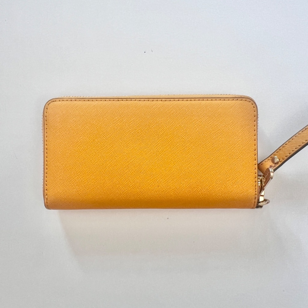Michael Kors JetSet Wristlet Phone Case Wallet in Vintage Yellow - Picture 4 of 11